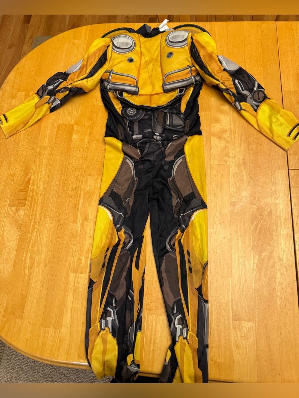 Transformers Bumblebee Kids Costume Size 4–6 Hasbro Padded Jumpsuit 🐝🤖